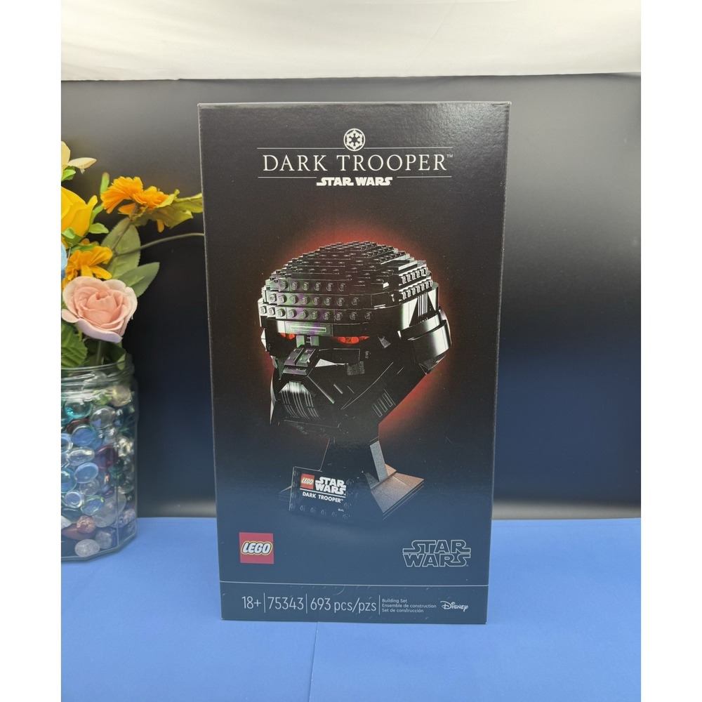 LEGO Star Wars Helmet Collection Dark Trooper 75343 New Sealed Retired Set